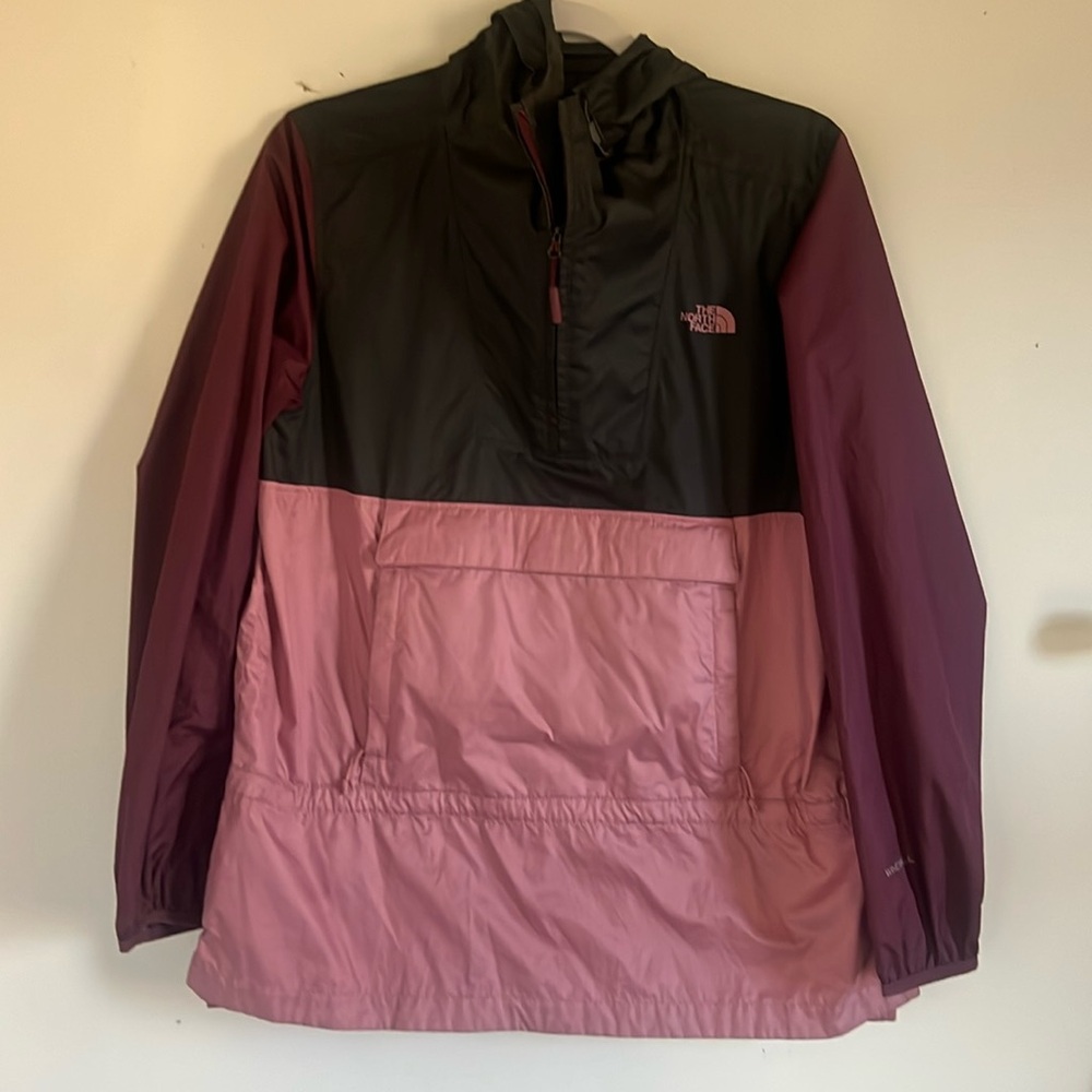 North Face Pink Jacket/Belt Bag